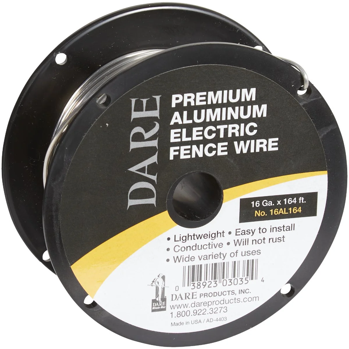 Reliable Dare 164 Ft. x 16 Ga. Aluminum Electric Fence Wire Modern