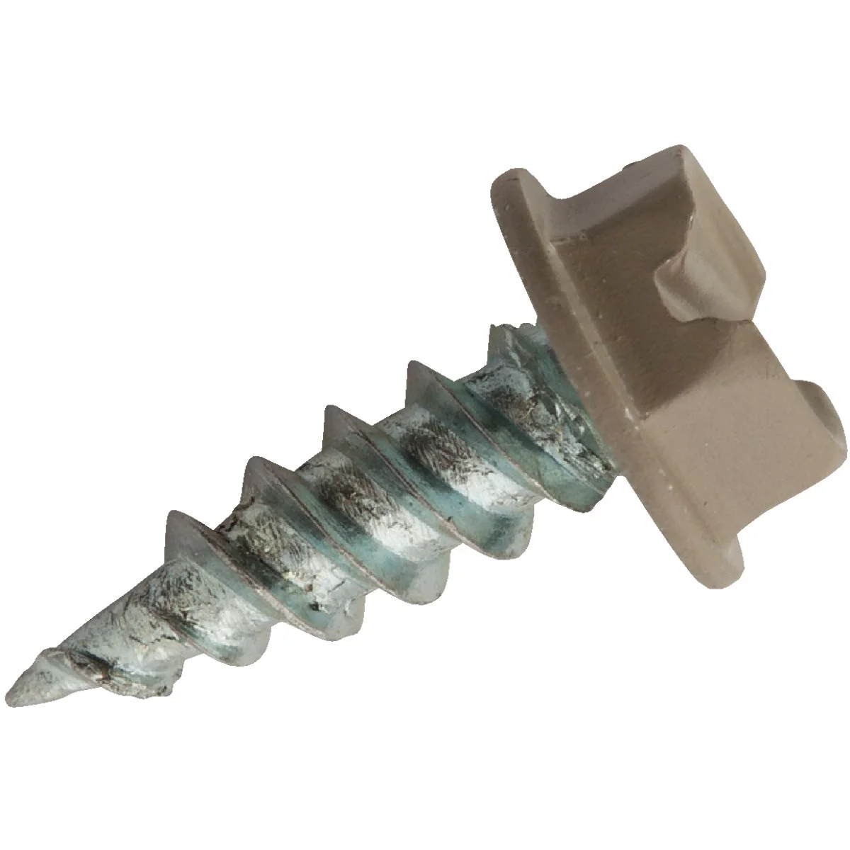 Refined Do it 8 x 1 2 In. Clay Slotted Hex Washer Head Screw 100 Ct. Modern