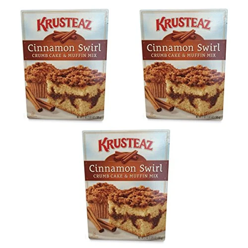 Trendy Cinnamon Swirl Crumb Cake Muffin Mix 63 Ounce Soft