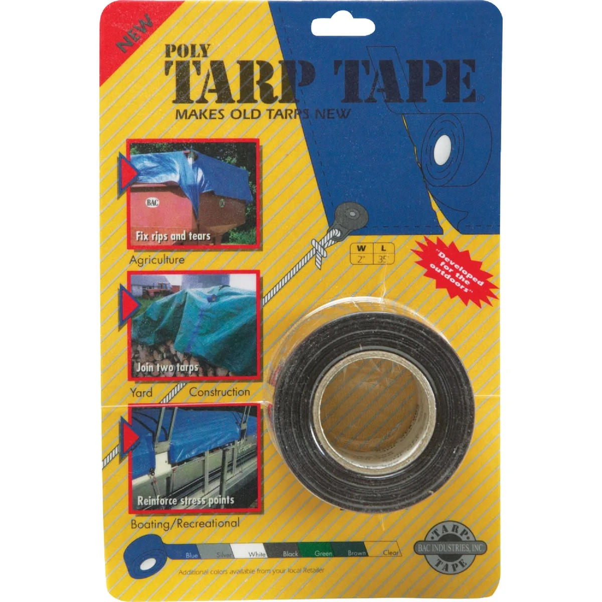 Fashionable Gosport 35 Ft. x 2 In. Brown Tarp Repair Tape Next-Generation
