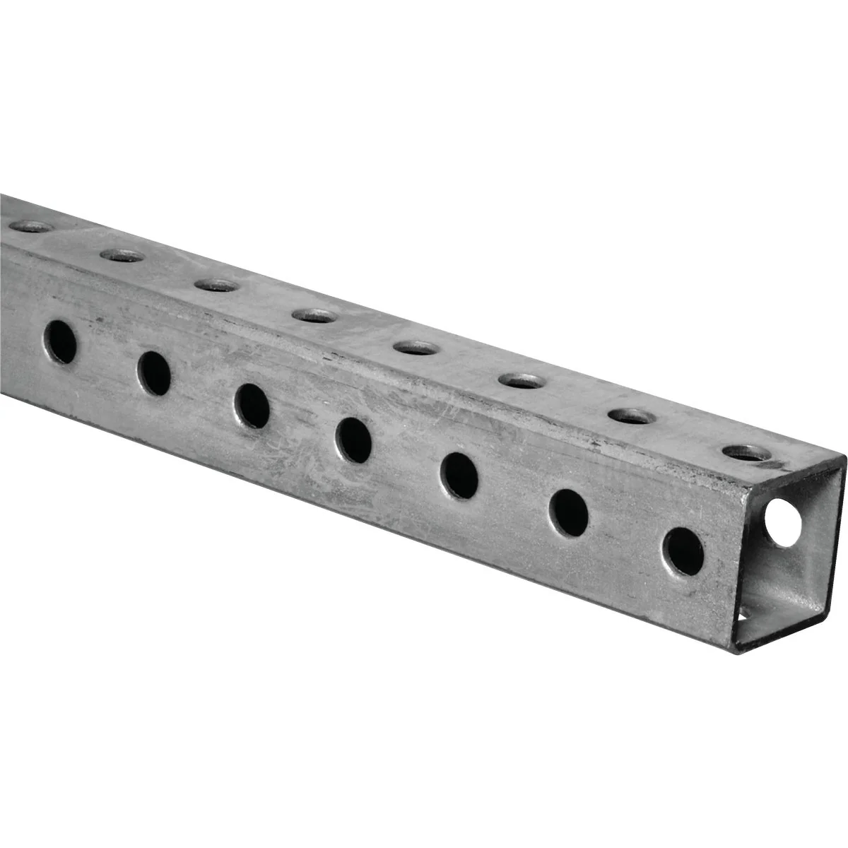 Outstanding HILLMAN Steelworks 1 In. x 3 Ft. Steel Perforated Square Tube Premium