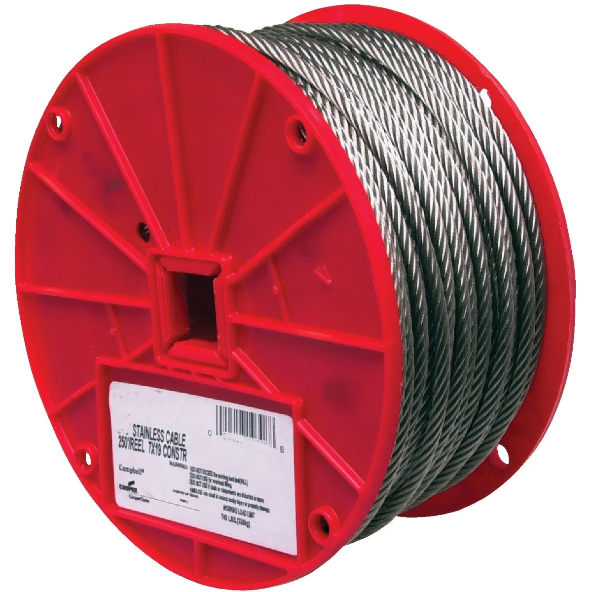 High-Performance Campbell 1 8 In. x 250 Ft. Stainless Steel Wire Cable Authentic