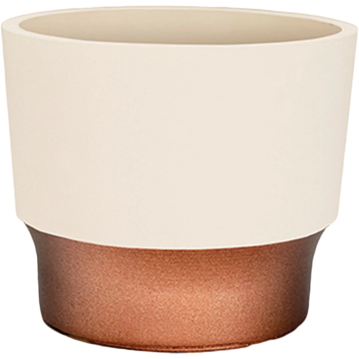Eco-Friendly HC Companies Sprite 3 In. x 3 In. x 2.5 In. Resin Vanilla Bisque Succulent Pot User-Friendly