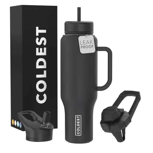 Convenient Coldest Tumbler with Handle and Straw High-End
