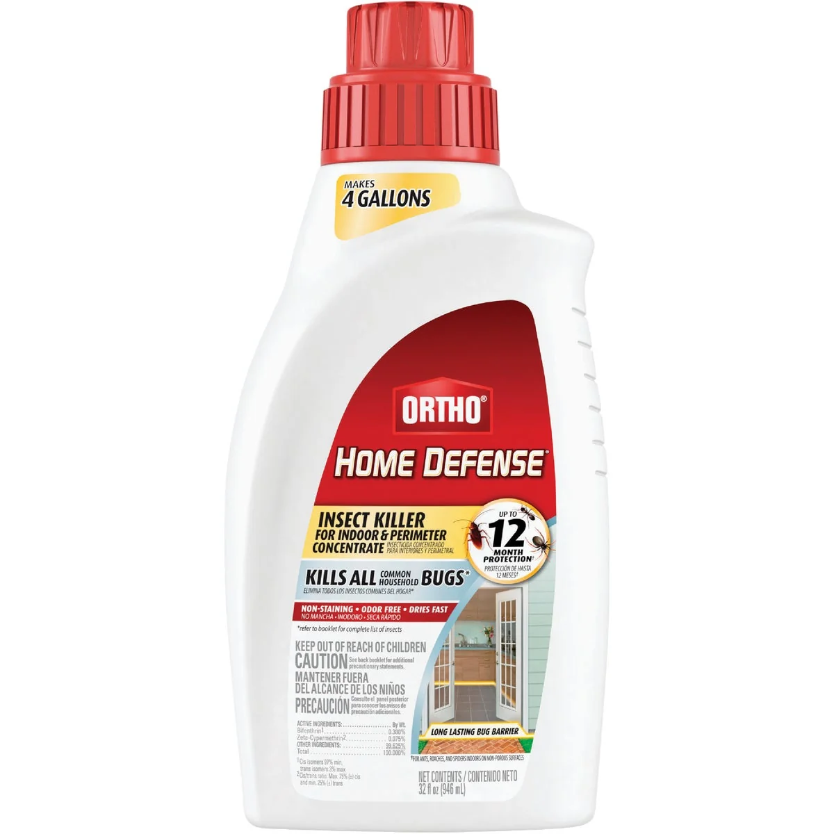 Optimized Ortho Home Defense 32 Oz. Concentrate Indoor Perimeter Insect Killer Fashionable