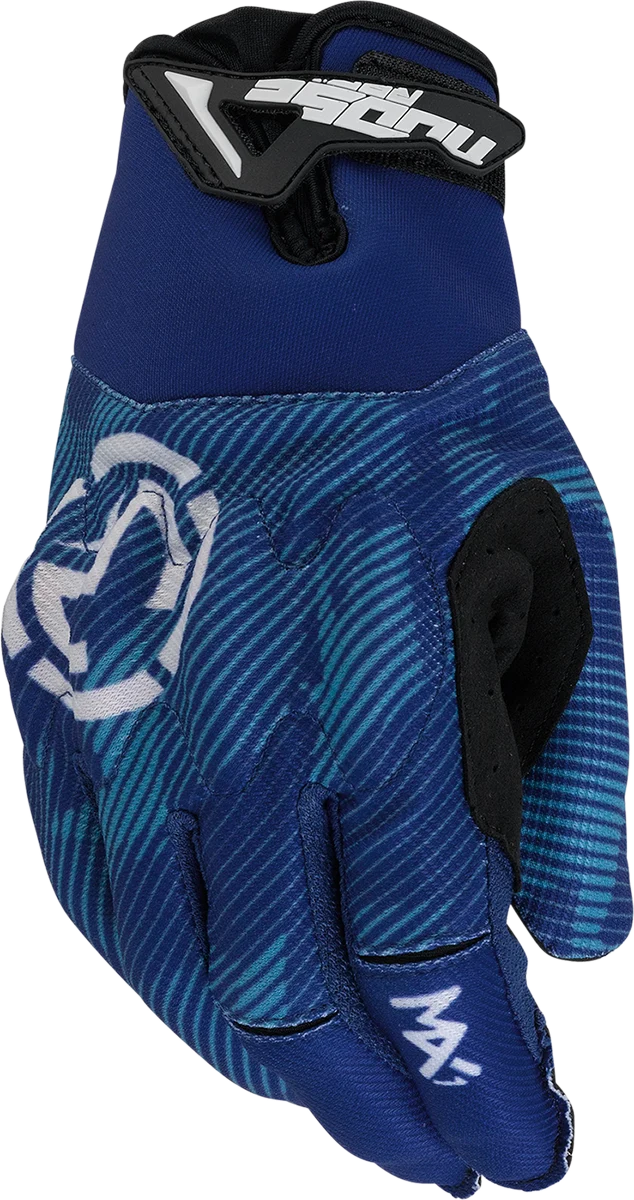Soft MOOSE RACING MX1™ Gloves - Blue - Medium 3330-7370 Easy-to-Use