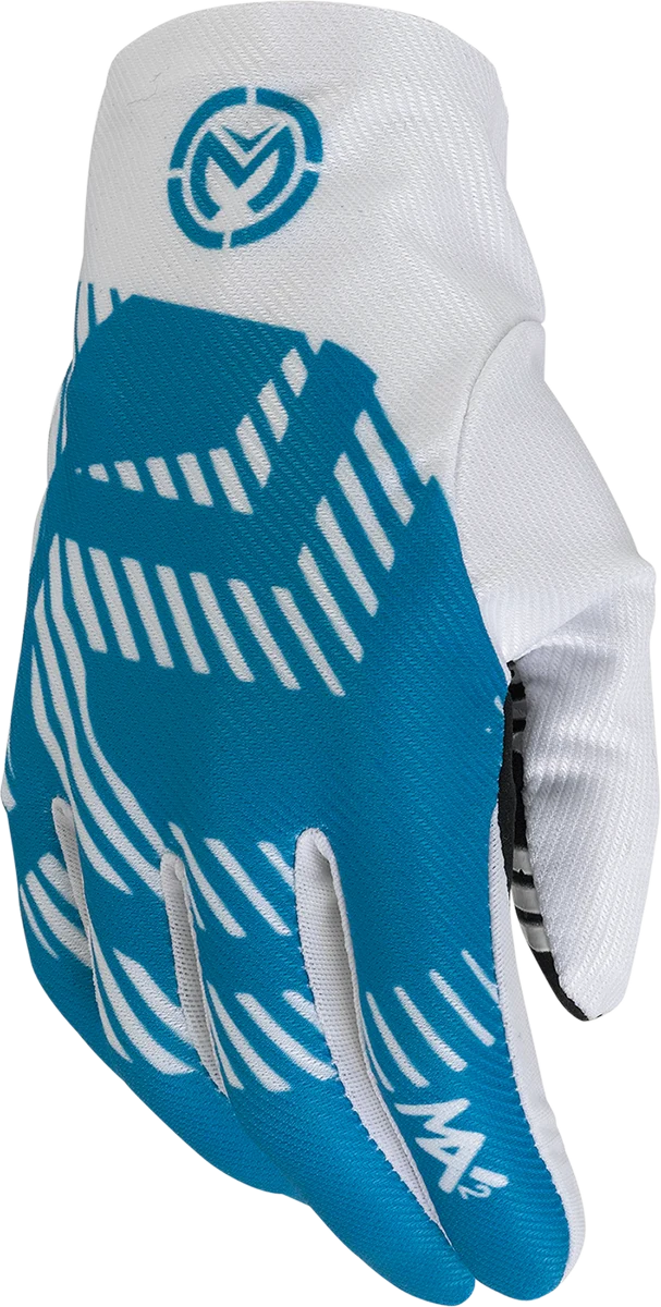 Eco-Friendly MOOSE RACING MX2™ Gloves - Blue White - Large 3330-7359 Clean