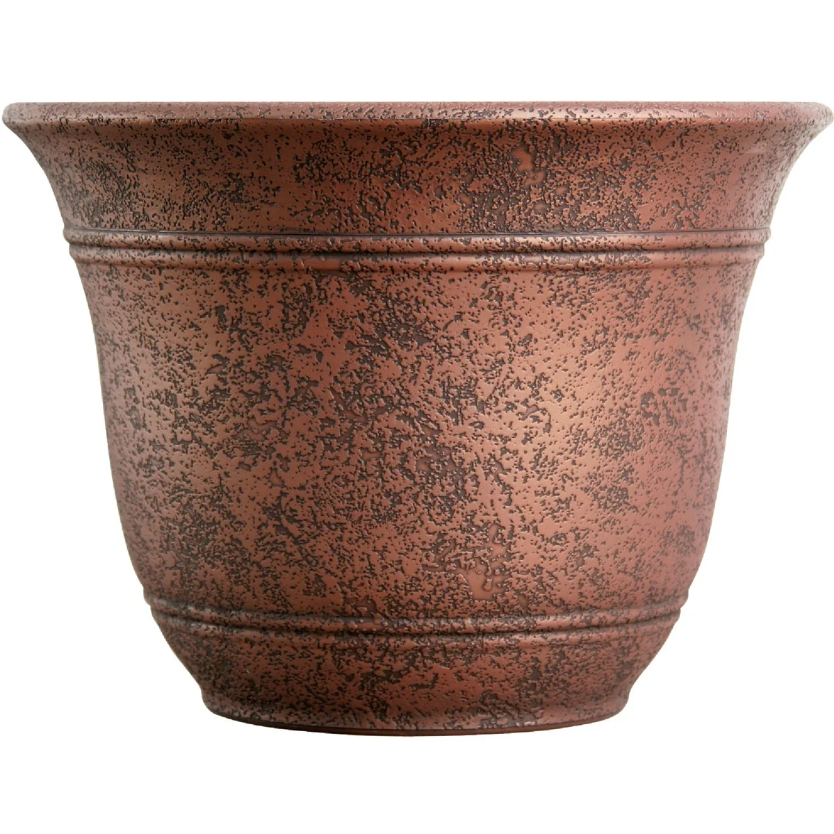 First-Class Listo Sierra 11-3 4 In. H. x 16 In. Dia. Rustic Redstone Poly Flower Pot Top-Quality
