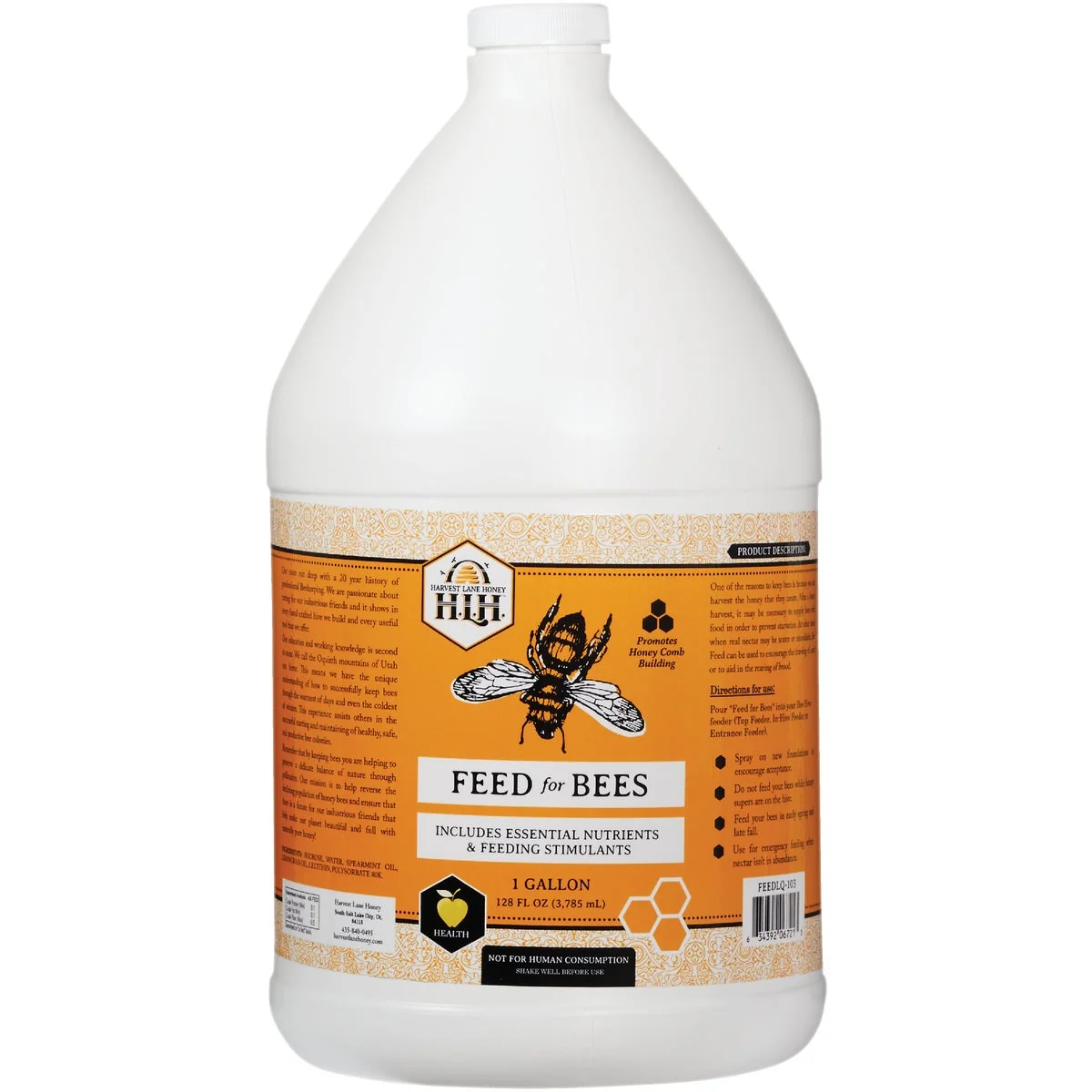 High-Quality Harvest Lane Honey 1 Gal. Liquid Bee Feed Functional