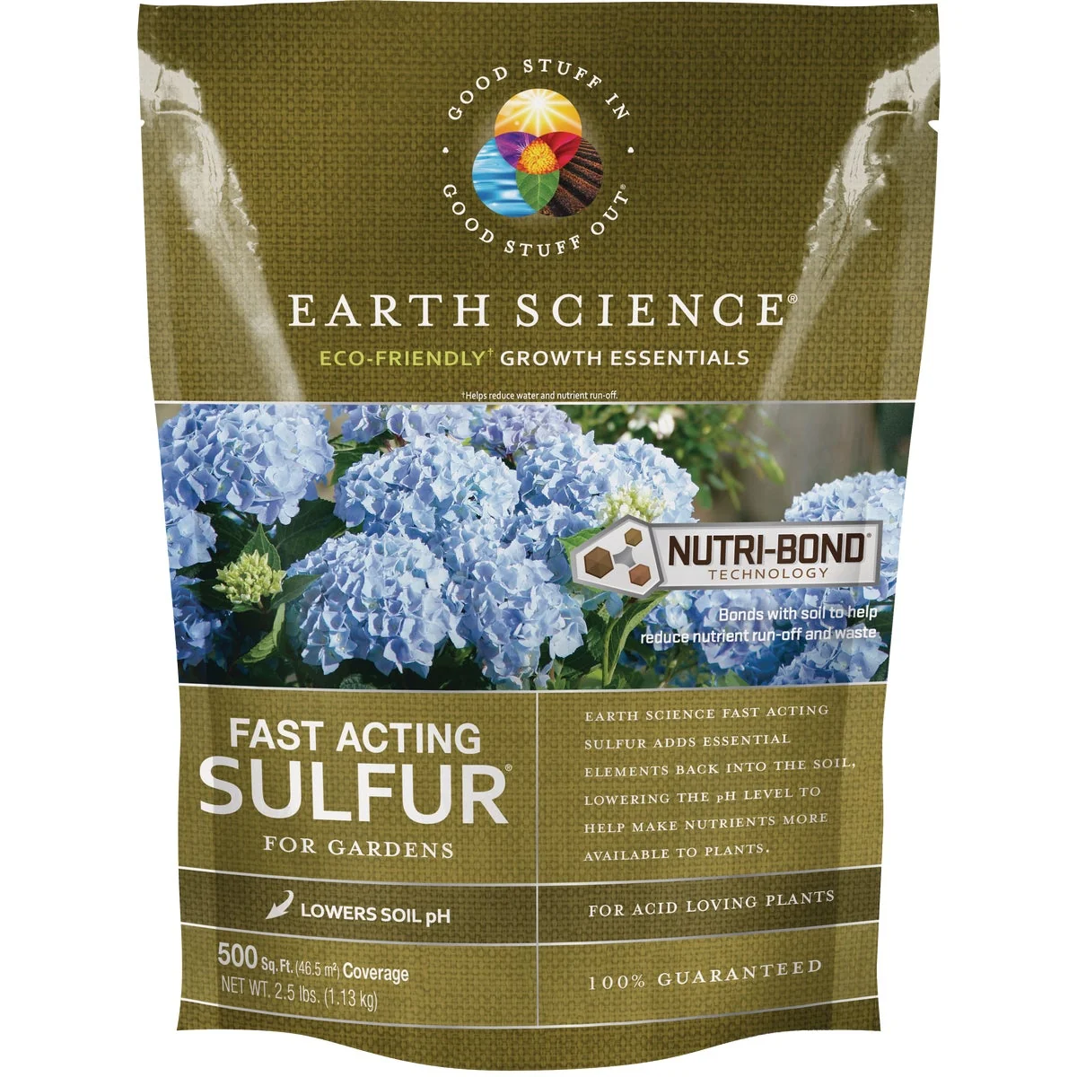 Trendy Earth Science 2.5 Lb. 500 Sq. Ft. Coverage Fast Acting Sulfur Convenient