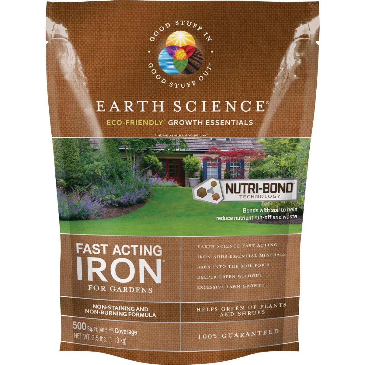 Trendy Earth Science Fast Acting 2.5 Lb. 1250 Sq. Ft. Coverage Iron Soil Acidifier Selected
