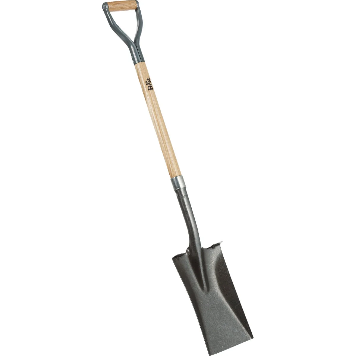 Lightweight Do it 33 In. Wood D-Handle Square Point Garden Spade High-End