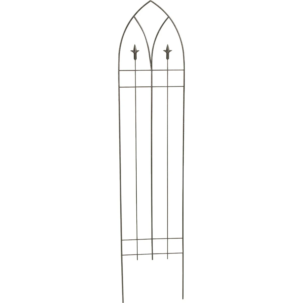 Fine Garden Metal Cathedral Bronze Trellis Casual