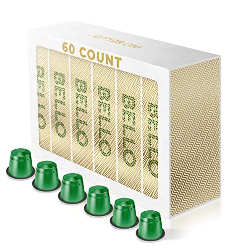 Superior Blend Espresso Coffee Pods for Nespresso Machines 60 Count Safe