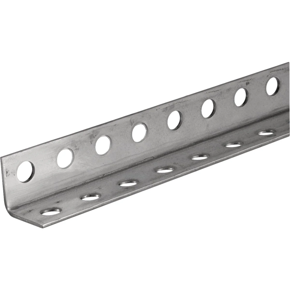 Enhanced HILLMAN Steelworks Zinc-Plated 1-1 4 In. x 6 Ft. Perforated Steel Angle Genuine