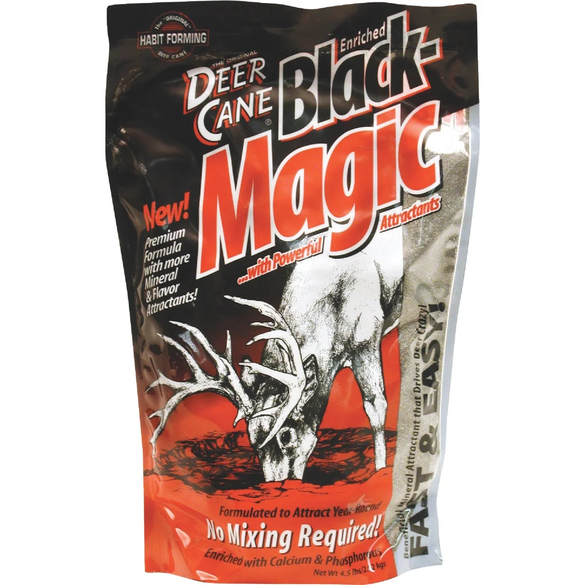 Green Deer Cane Black 4-1 2 Lb. Granular Mineral Deer Attractant Practical