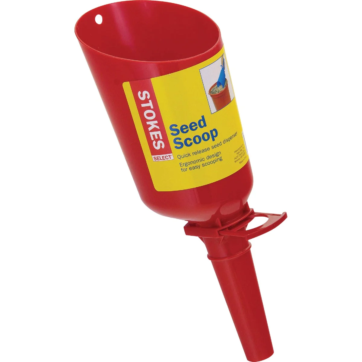 Pure Stokes Select 1 Qt. Red Birdseed Scoop Detailed