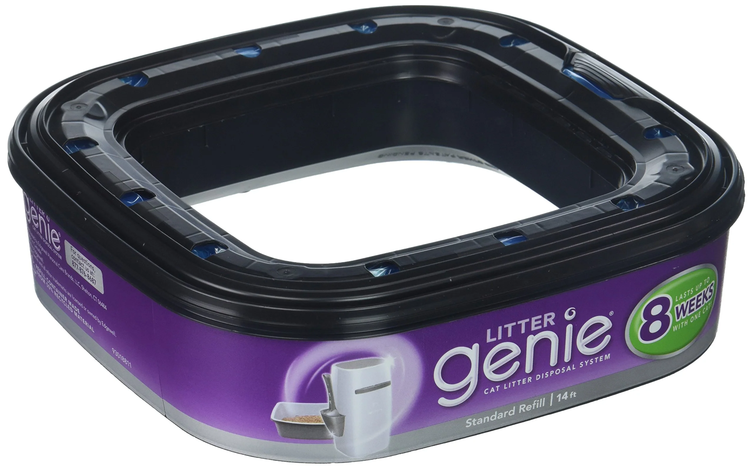 Original Design LitterLocker Genie Refill Cartridge 6-Pack Odor Control for Litter Genie Lightweight