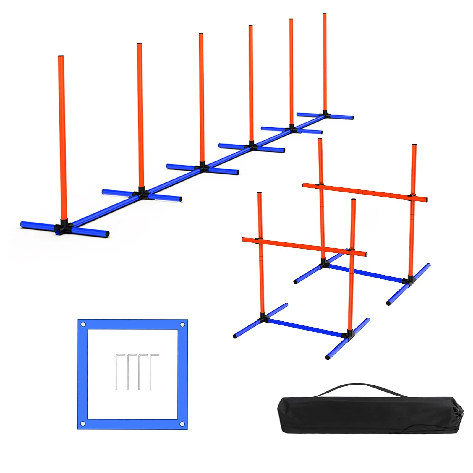 Luxury mioule Dog Agility Jumping Hoop — Adjustable Outdoor Training for Small Medium Dogs Top-Quality