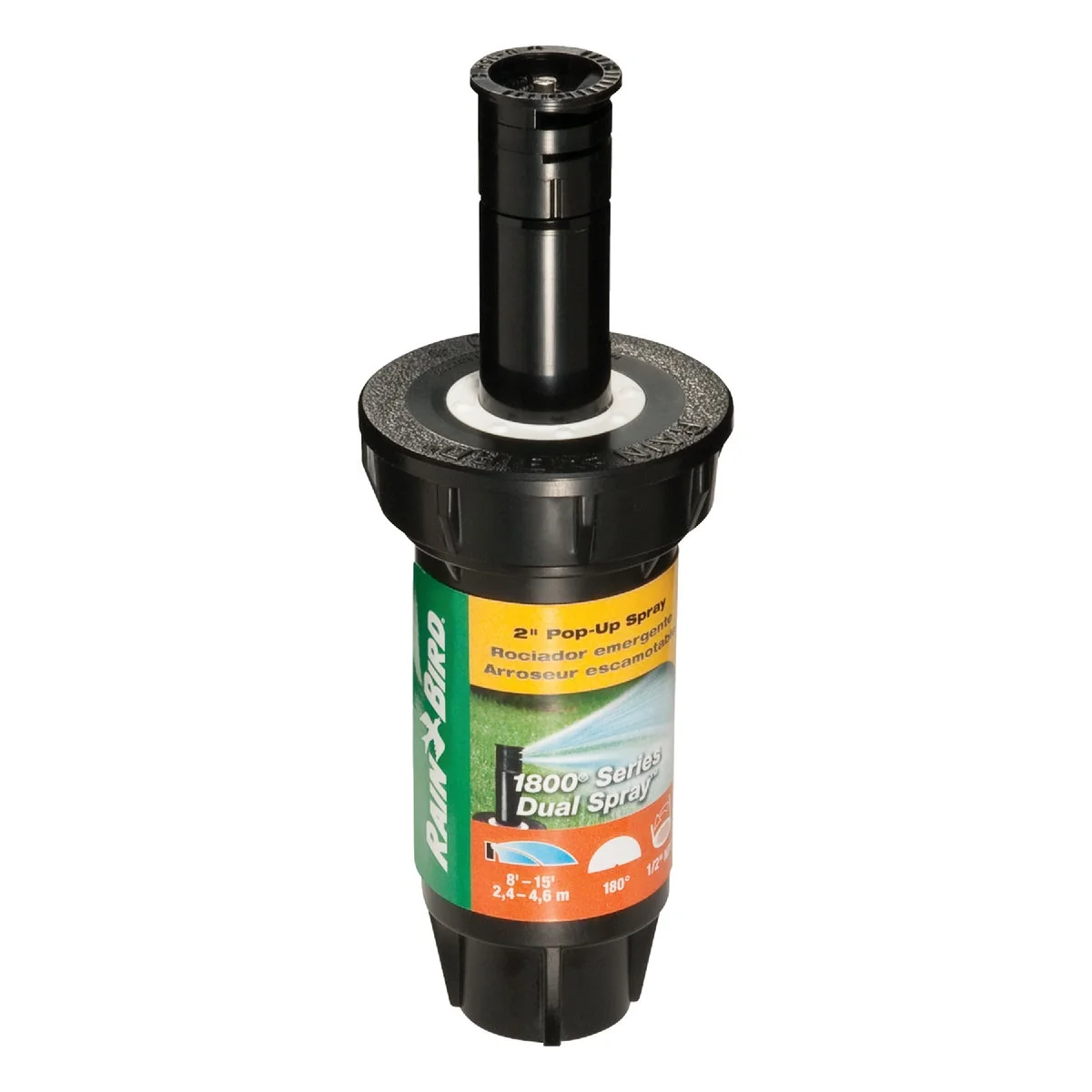 Functional Rain Bird 2 In. Half Circle Dual Spray Pop-Up Head with Pressure Regulator Fashionable
