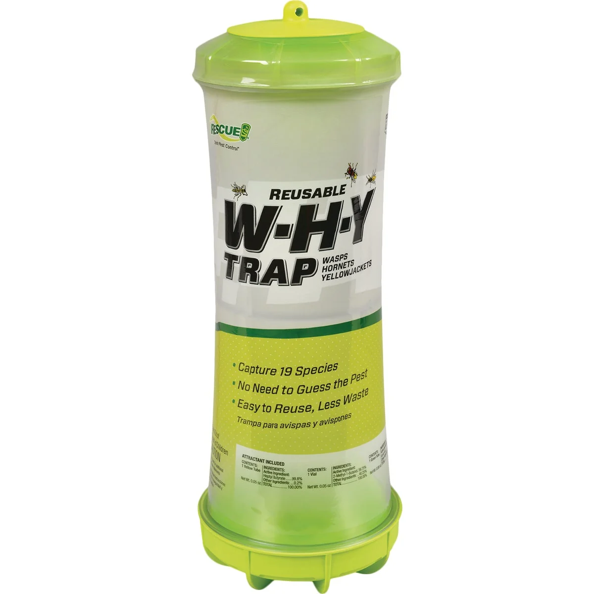 Original Design Rescue WHY Reusable Wasp Hornet Yellow Jacket Trap Luxury