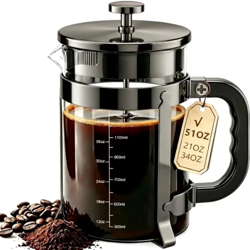 Detailed French Press 51oz Effective