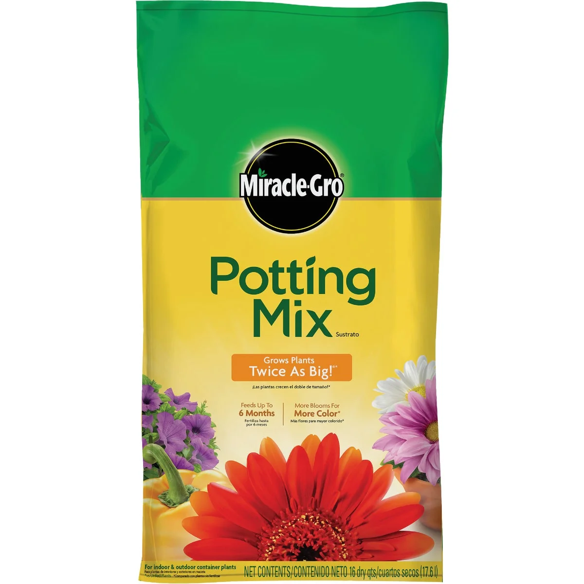 Original Design -Gro 16 Qt. 13 Lb. All Purpose Indoor Outdoor Plants Potting Soil Relaxed