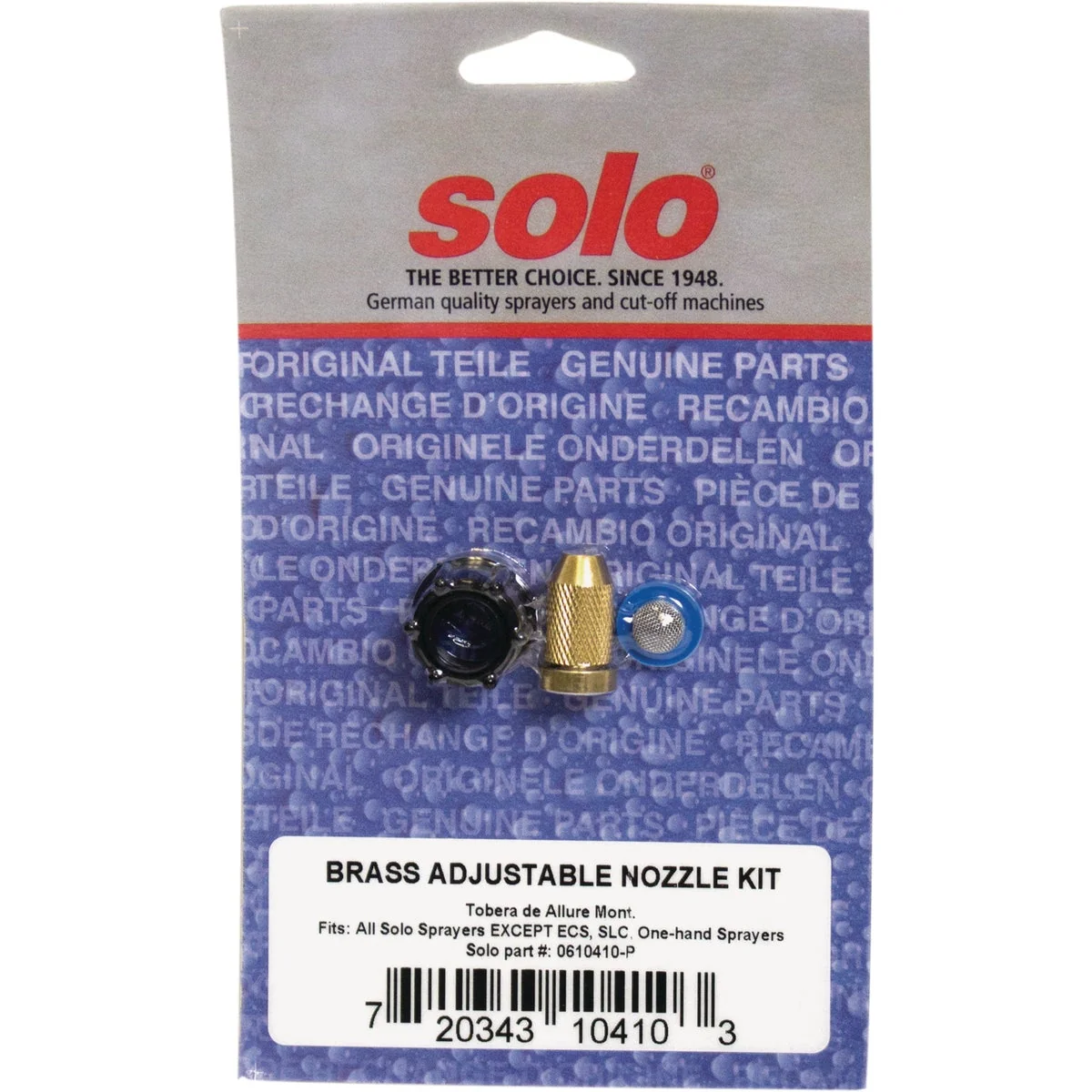 Effective Solo Brass Adjustable Nozzle Kit Advanced