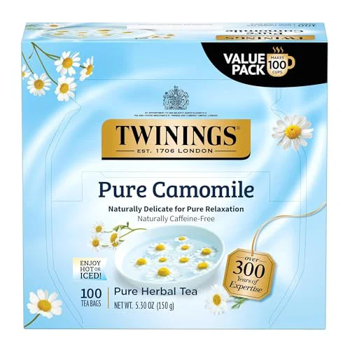 Carefully Designed Pure Camomile Herbal Caffeine 100 Count Convenient