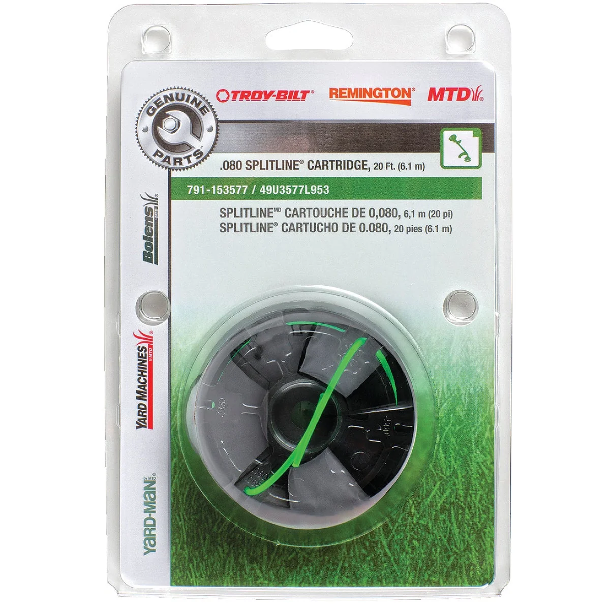 Selected MTD SplitLine 0.080 In.x 20 Ft. Trimmer Line Fast