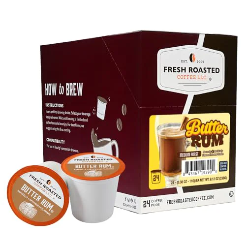 Soft Butter Rum Flavored K 24 Count Durable