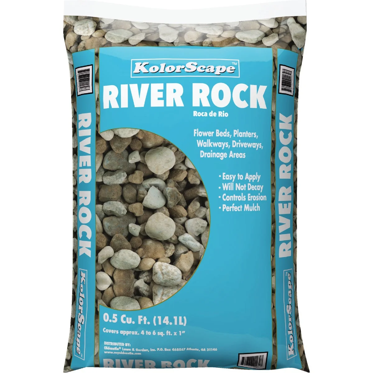 Pure KolorScape 0.5 Cu. Ft. River Rock Reliable