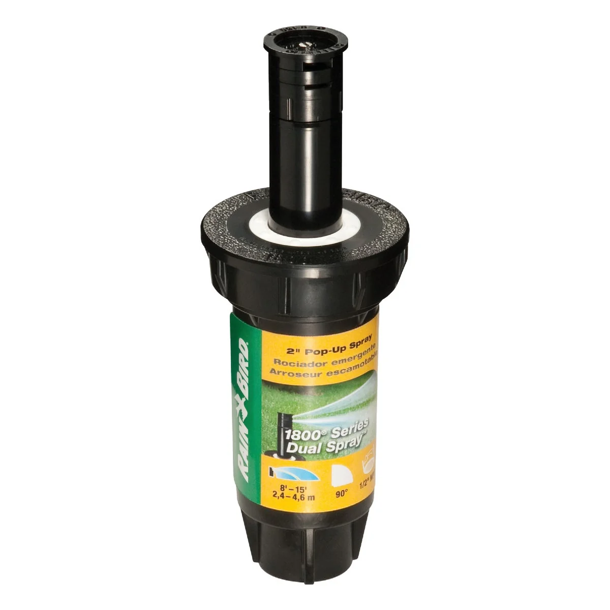 Optimized Rain Bird 2 In. Quarter Circle Dual Spray Pop-Up Head with Pressure Regulator Versatile