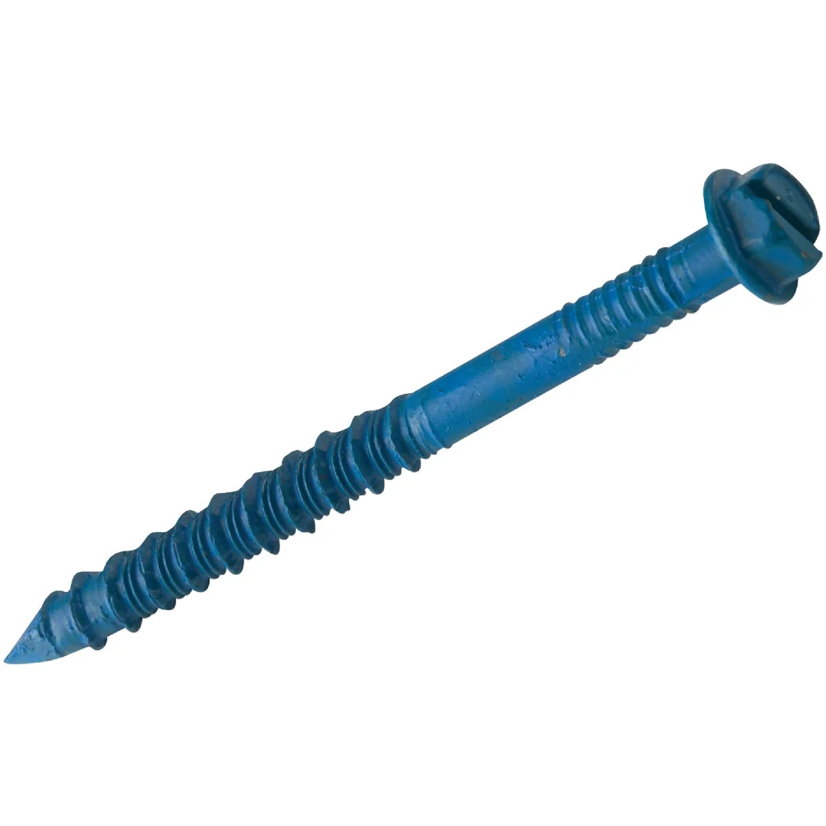 Convenient Tapcon 1 4 In. x 2-3 4 In. Slotted Hex Washer Concrete Screw Anchor 8 Ct. Consistent