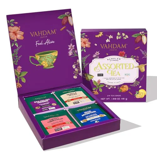 Traditional Assorted Tea in Presentation Box 24 Count Exceptional