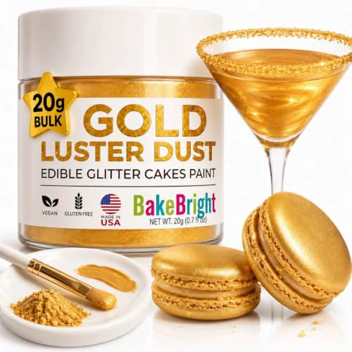 Trusted Gold Luster Dust Edible 20g First-Class