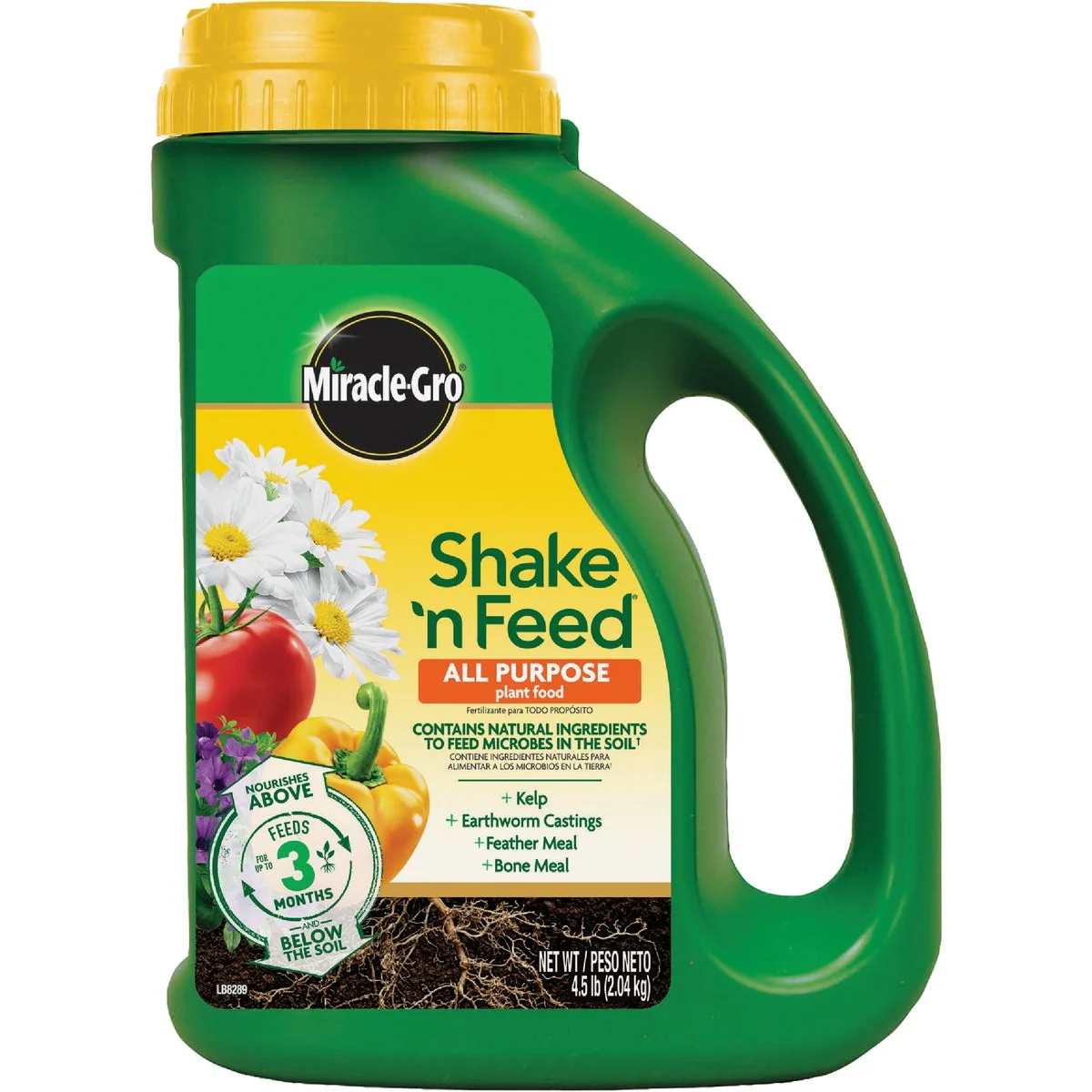 Convenient -Gro Shake N' Feed 4.5 Lb. 12-4-8 All-Purpose Dry Plant Food Flexible