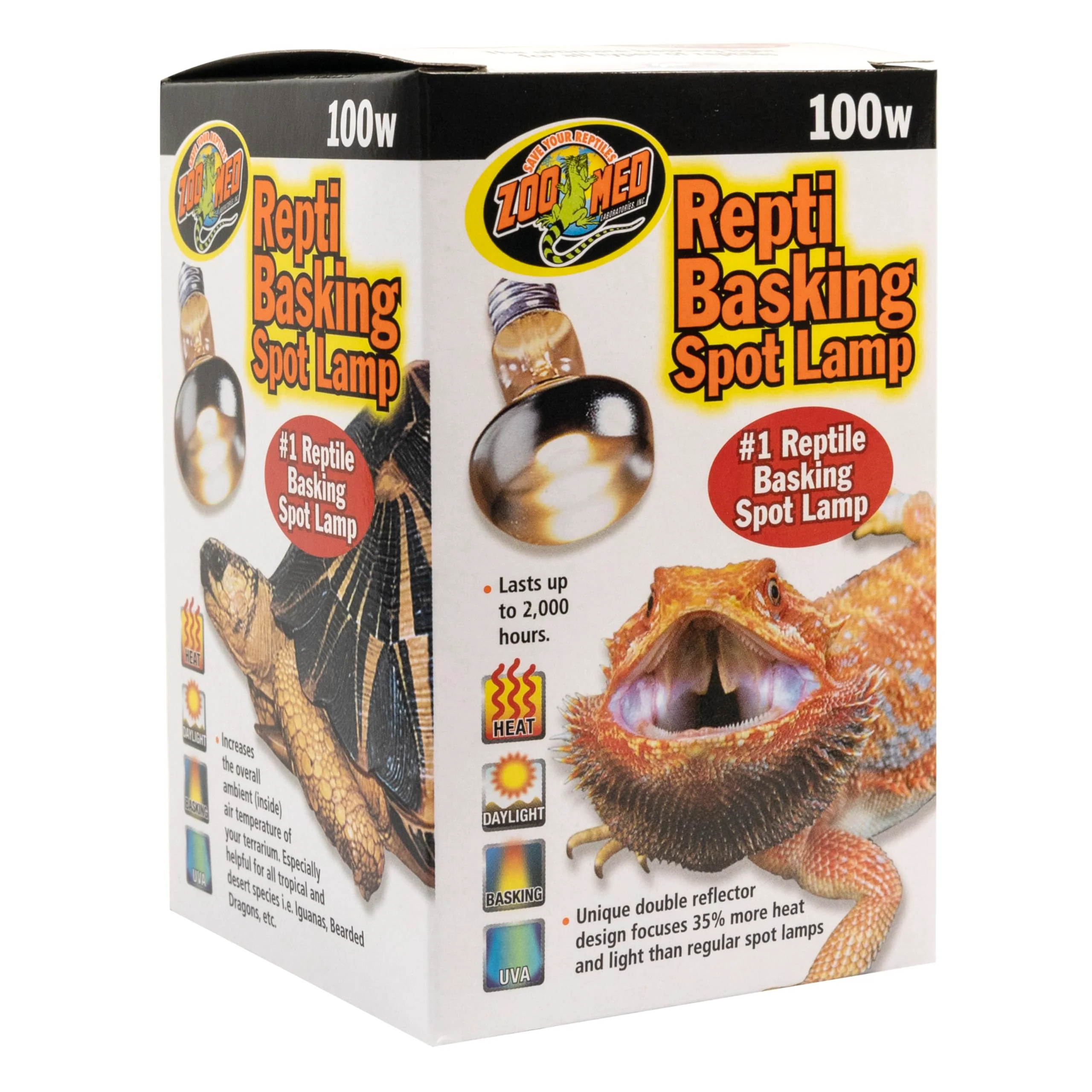 Healthy Zoo Med Repti Basking Spot Lamps 100W – 4 Pack for Reptiles Professional