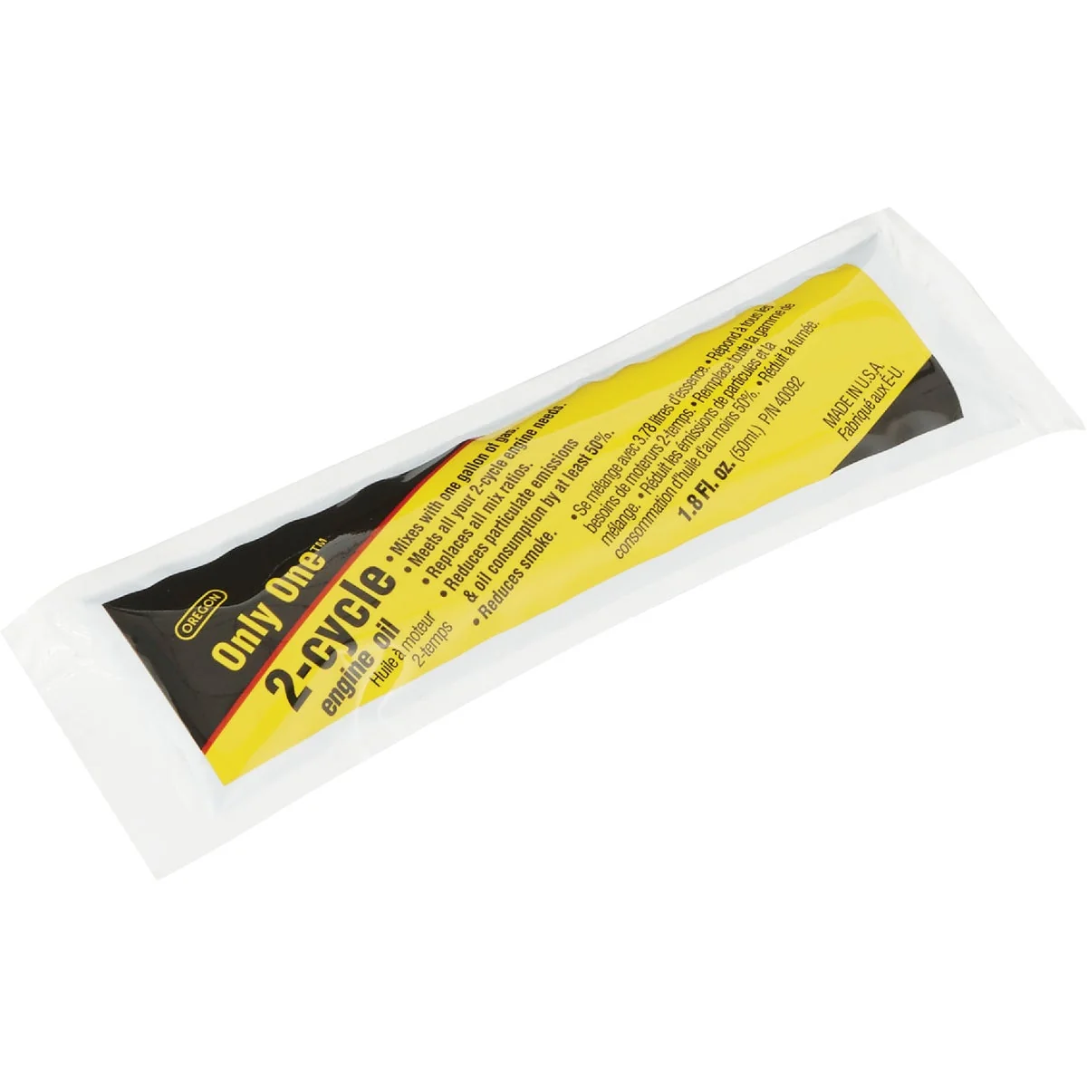 Authentic Oregon Only One 1.8 Oz. Air Cooled 2-Cycle Motor Oil Eco-Friendly