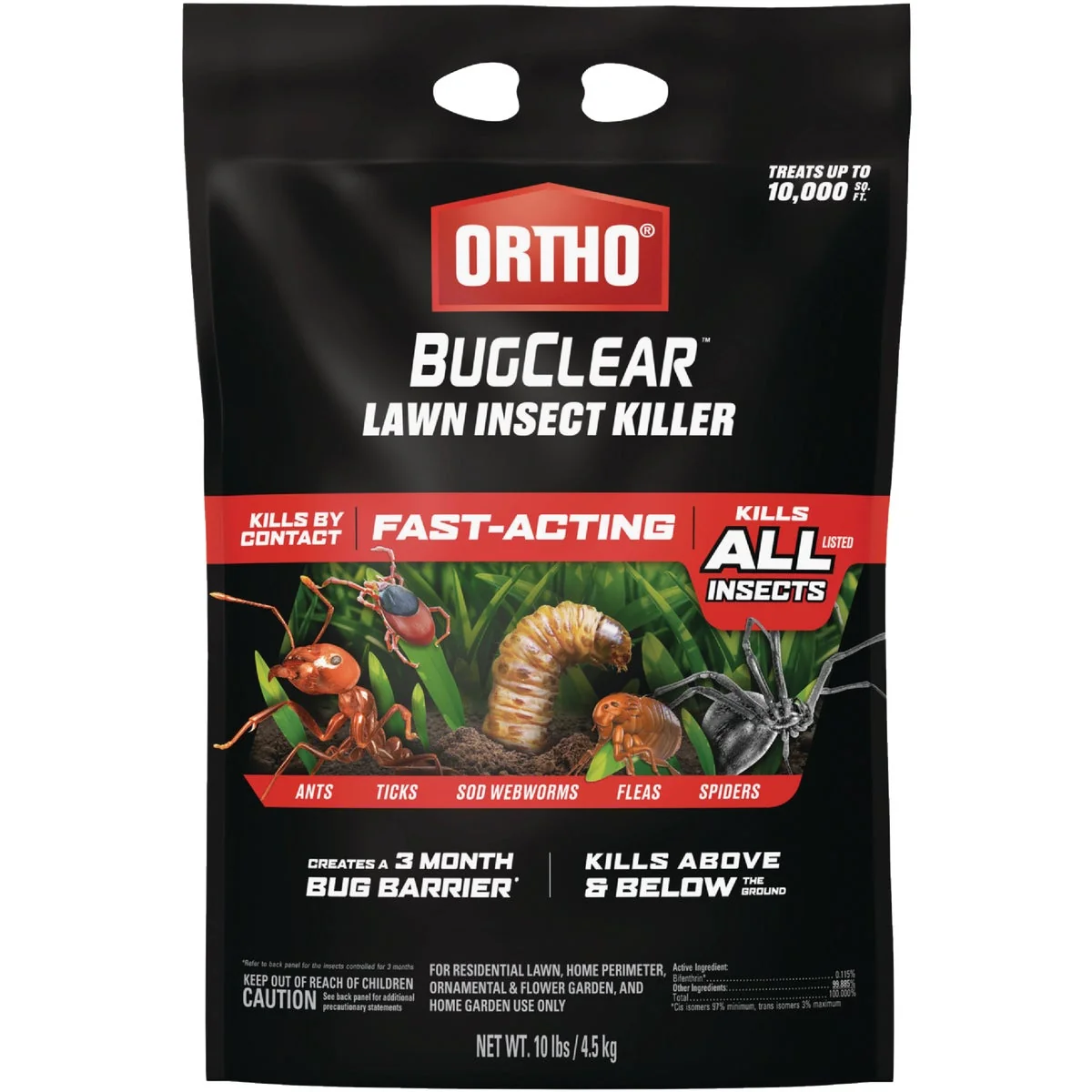 Top-Quality Ortho BugClear 10 Lb. Ready To Use Granules Lawn Insect Killer Dependable