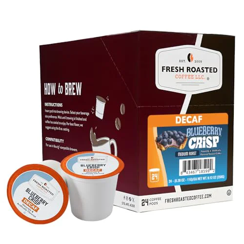 Classic Decaf Blueberry Crisp Flavored K 24 Count Soft