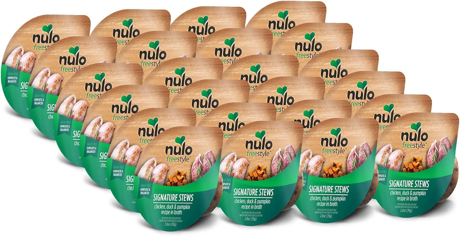 Exclusive Nulo style Cat Kitten Wet Cat Food Signature Stew Premium All Natural Grain- Cat Food Topper with No Added Minerals or Preservatives and High Animal-Based Protein 1 Count Pack of 24 Innovative