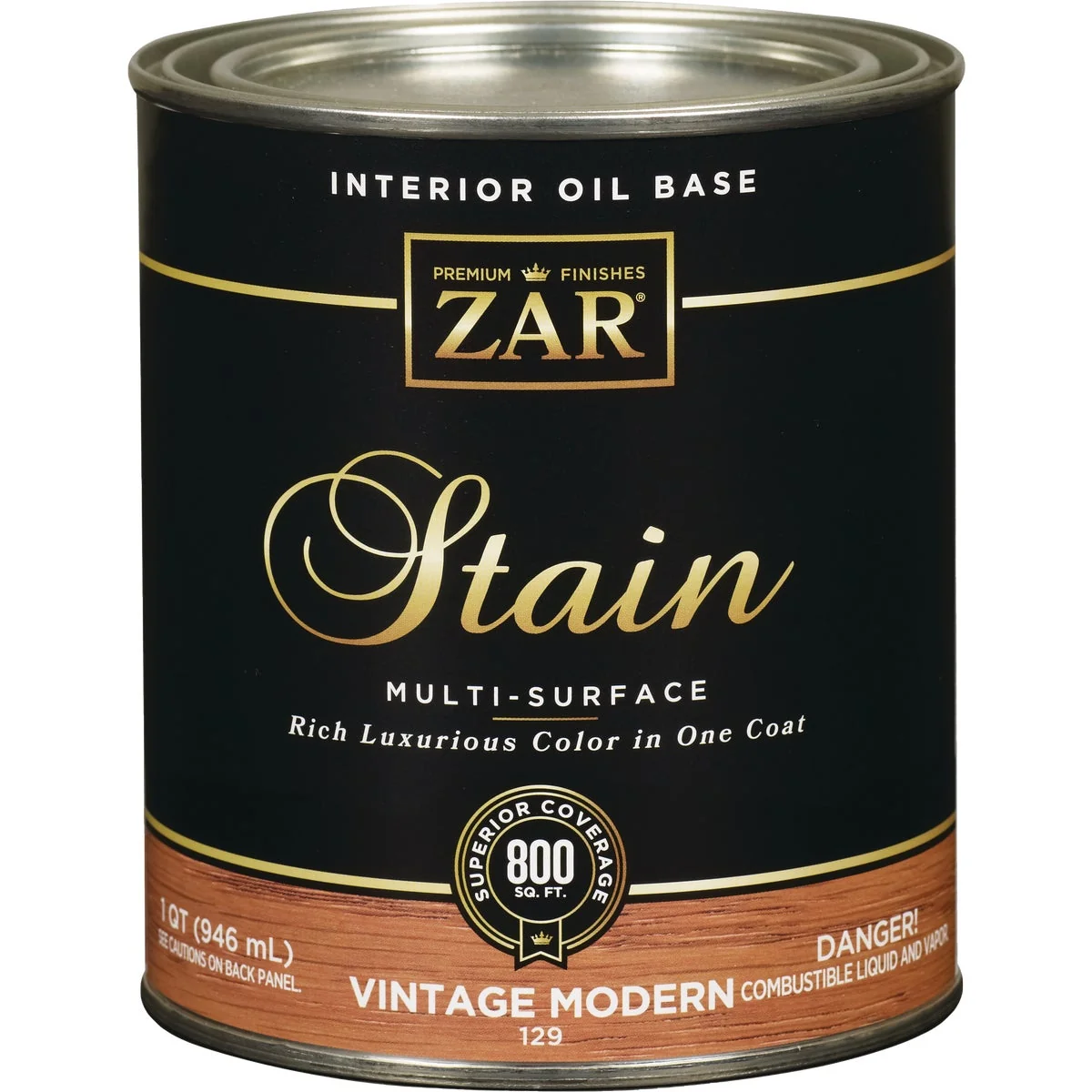 Soft ZAR Oil-Based Wood Stain Vintage Modern 1 Qt. Casual