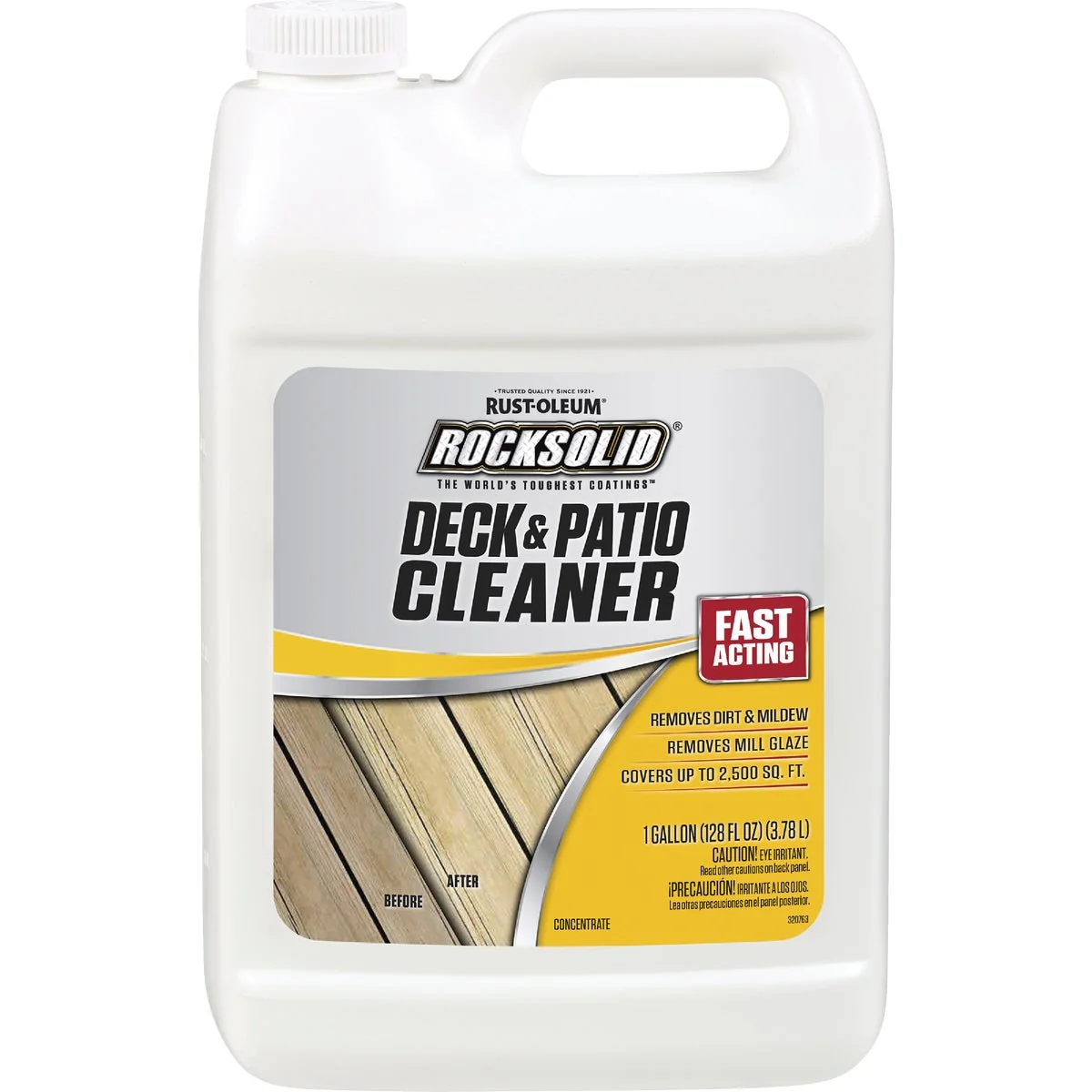 Original Design Rust-Oleum RockSolid 1 Gal. Deck Patio Cleaner Concentrate Secure