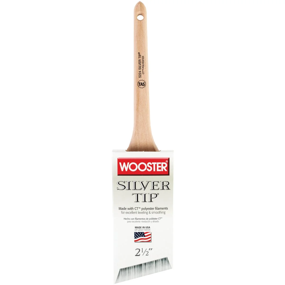 Recyclable Wooster SILVER TIP 2-1 2 In. Thin Angle Sash Paint Brush Fashionable
