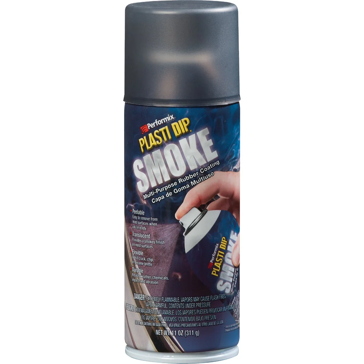 Recyclable Performix Plasti Dip Translucent Black-Gray 11 Oz Aerosol Rubber Coating Rubber Coating Spray Paint Elite