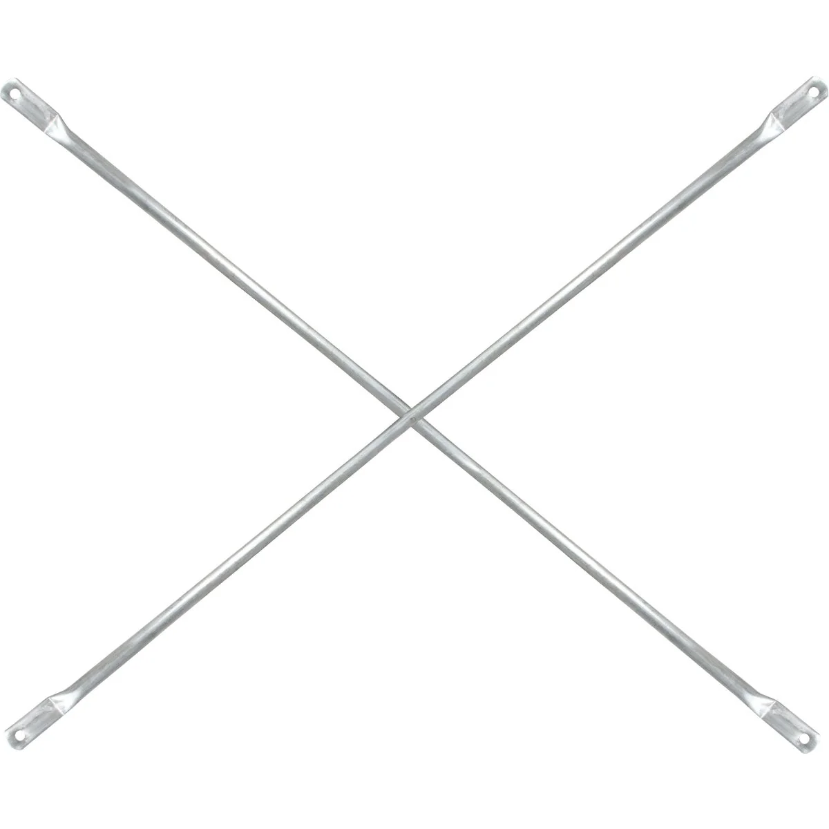 Lightweight MetalTech 7 Ft. x 4 Ft. Galvanized Steel Scaffolding Cross Brace For Frames Fashionable