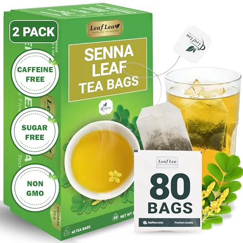 Durable Senna Tea Bags 80 Count Easy-to-Use