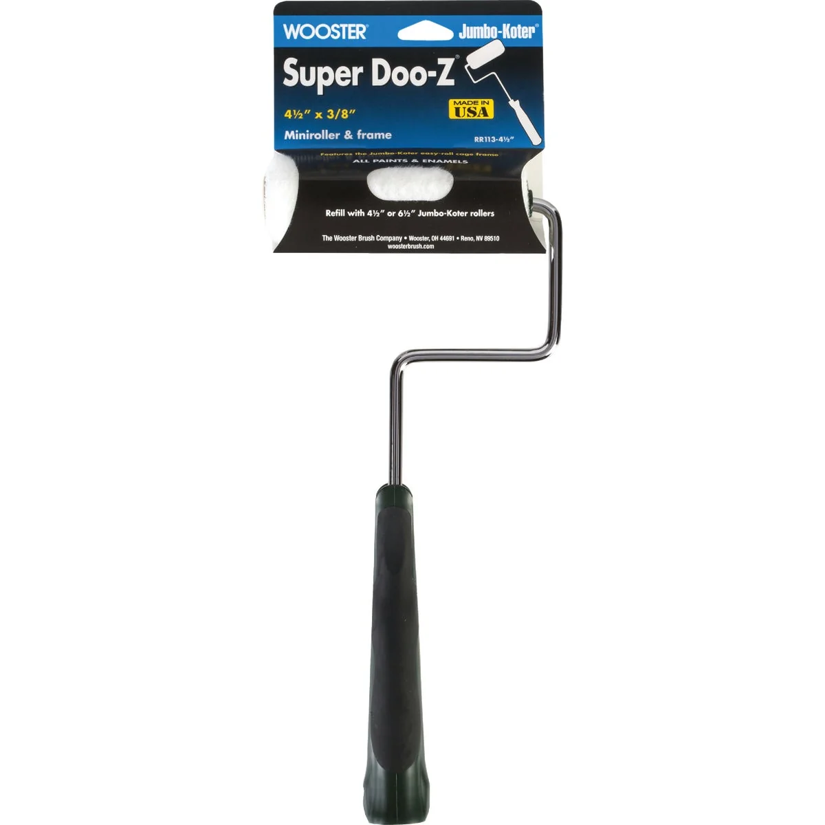 Pure Wooster Super Doo-Z 4-1 2 In. Mini Woven Paint Roller Cover Frame Superior