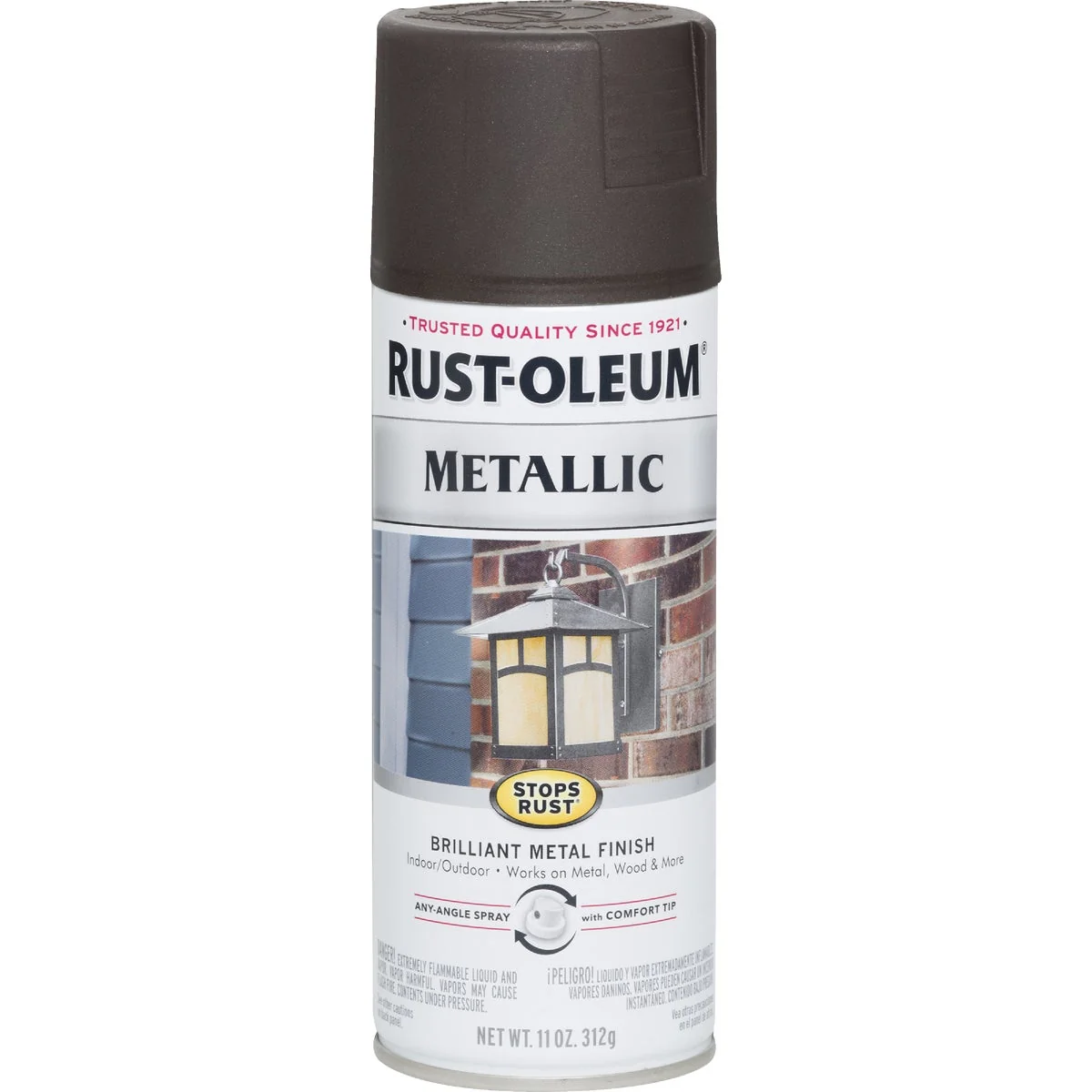 Premium Rust-Oleum Stops Rust 11 Oz. Metallic Satin Spray Paint Oil Rubbed Bronze Sustainable